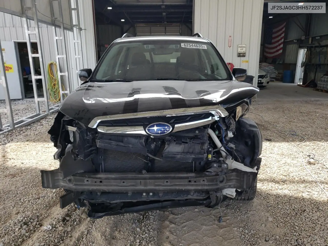 2017 Subaru Forester 2.5I Premium VIN: JF2SJAGC3HH572237 Lot: 62544635