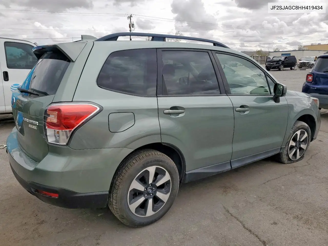 2017 Subaru Forester 2.5I Premium VIN: JF2SJAGC8HH419434 Lot: 62728415
