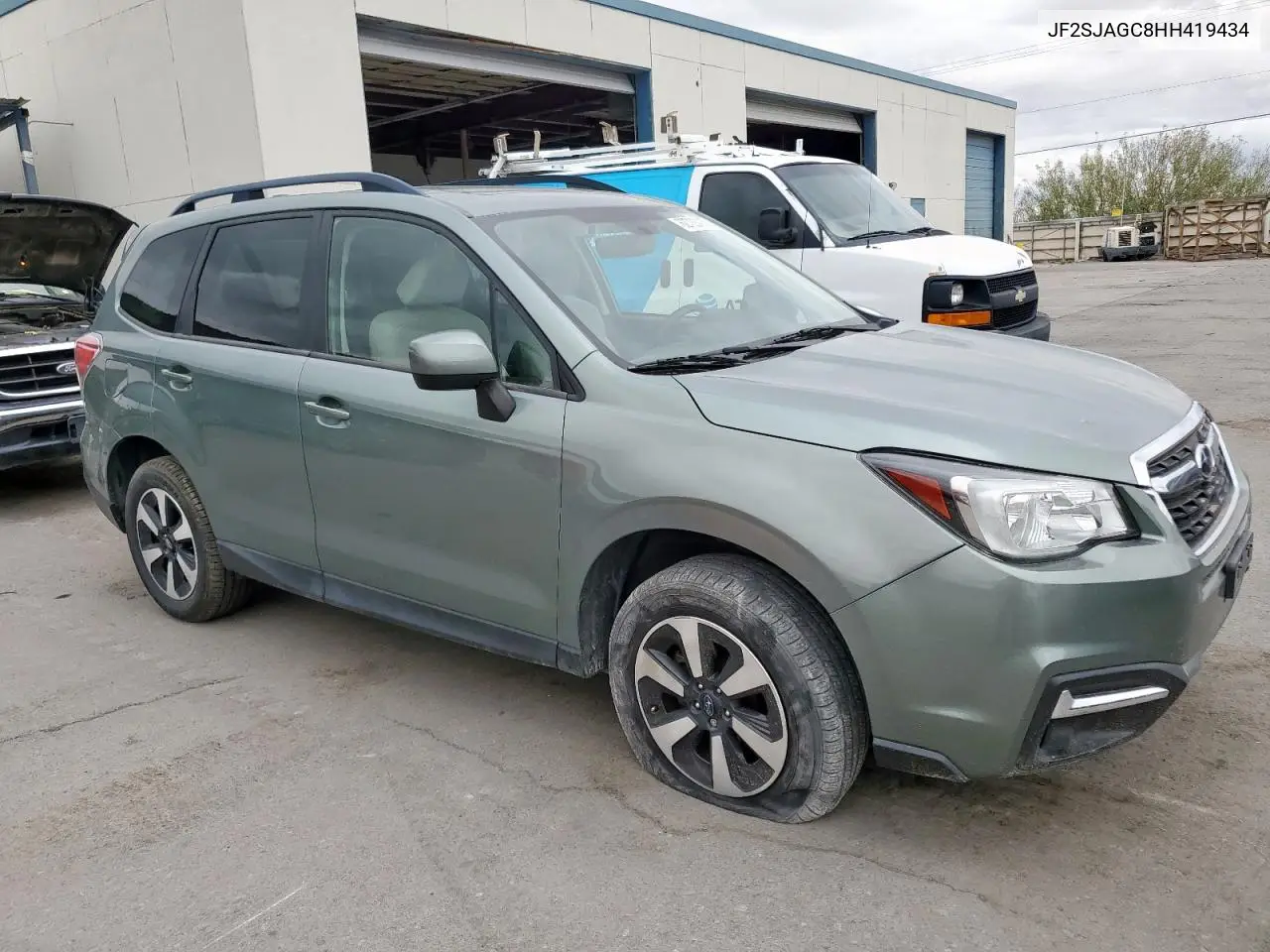 2017 Subaru Forester 2.5I Premium VIN: JF2SJAGC8HH419434 Lot: 62728415