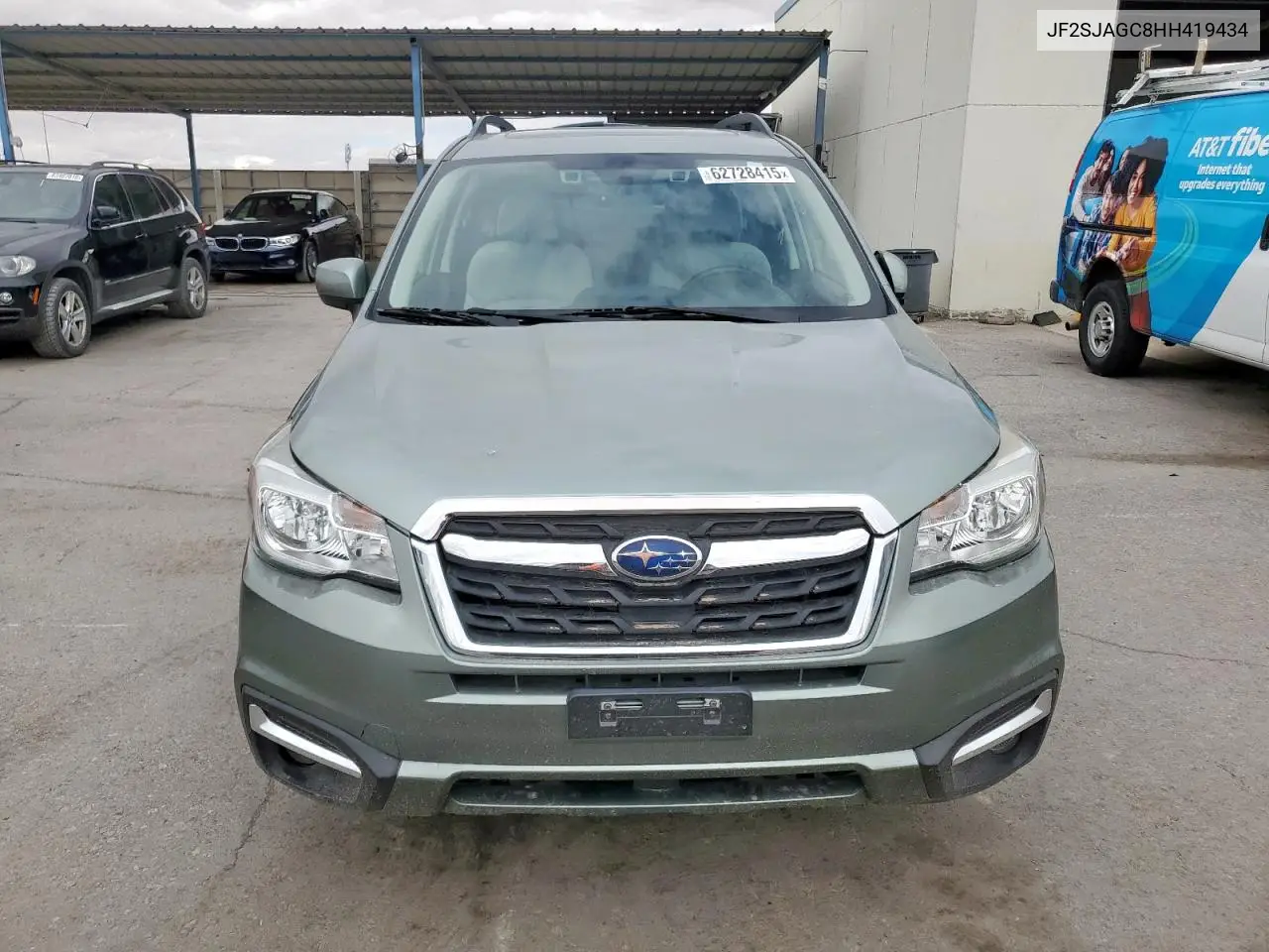 2017 Subaru Forester 2.5I Premium VIN: JF2SJAGC8HH419434 Lot: 62728415