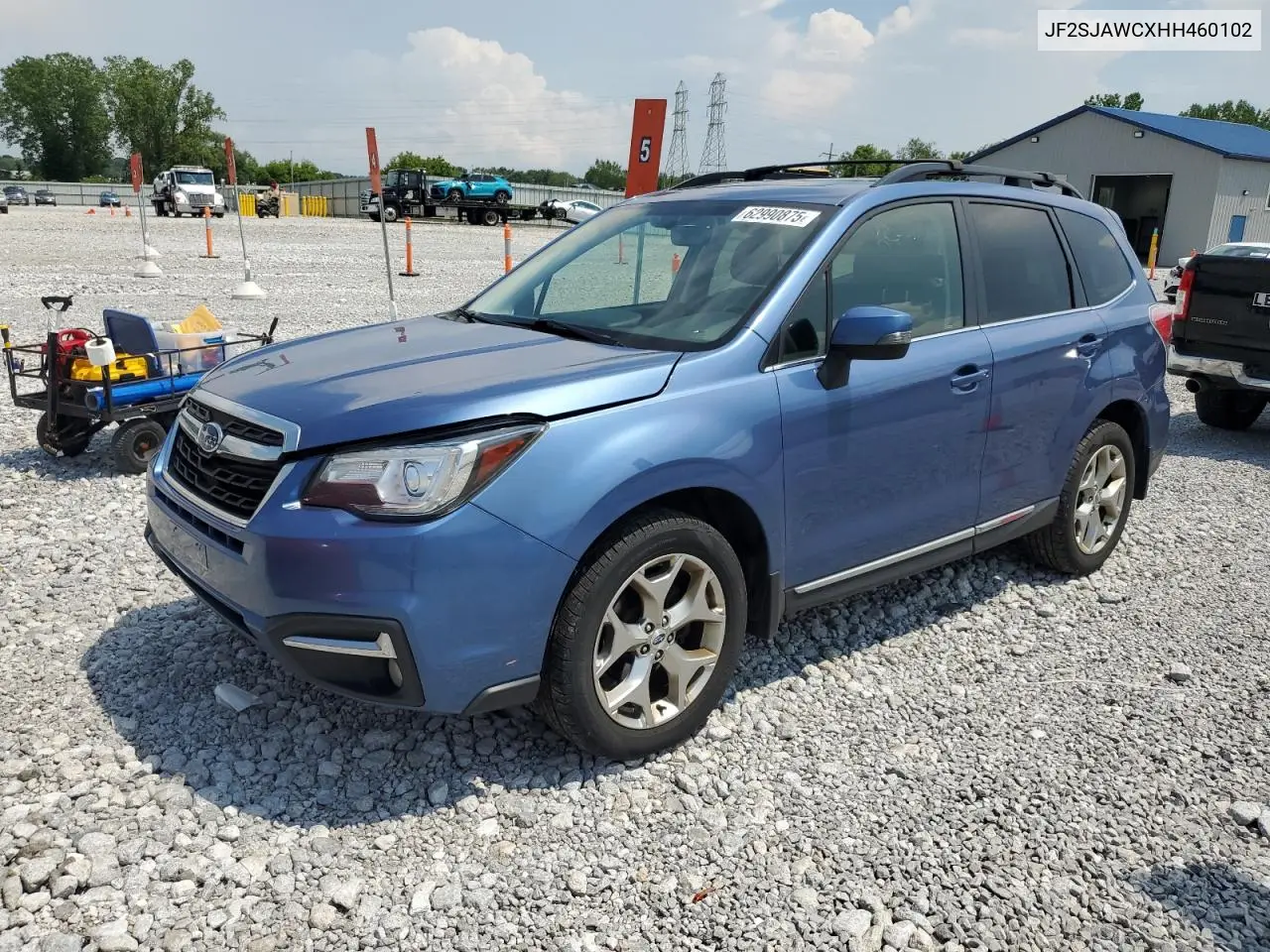 2017 Subaru Forester 2.5I Touring VIN: JF2SJAWCXHH460102 Lot: 62990875