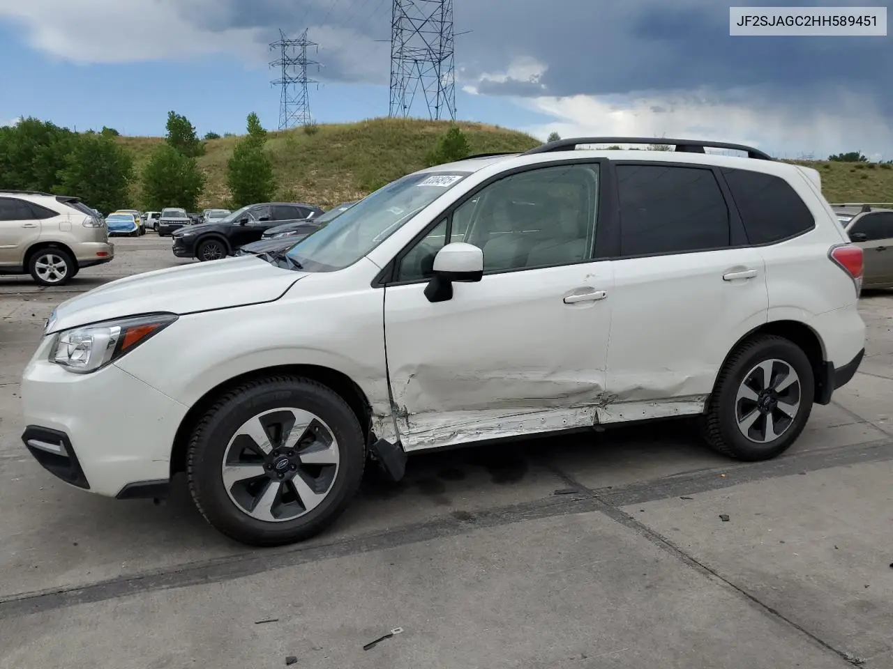 2017 Subaru Forester 2.5I Premium VIN: JF2SJAGC2HH589451 Lot: 63064915