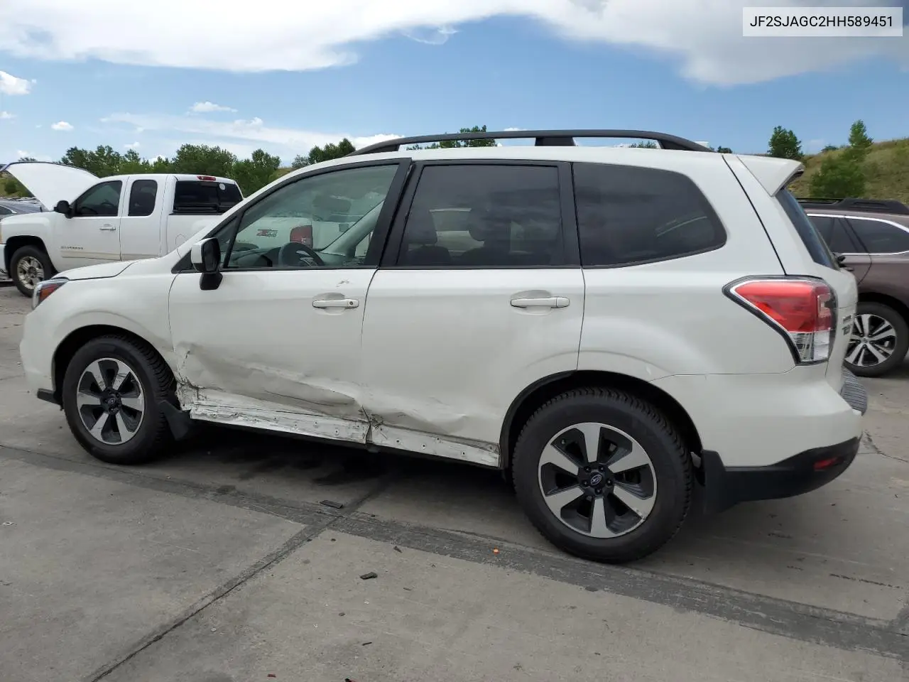 2017 Subaru Forester 2.5I Premium VIN: JF2SJAGC2HH589451 Lot: 63064915