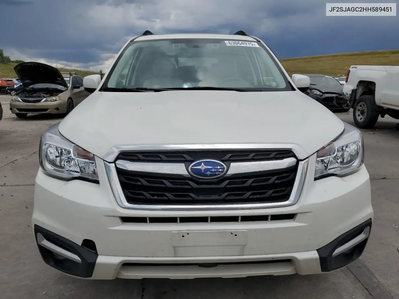2017 Subaru Forester 2.5I Premium VIN: JF2SJAGC2HH589451 Lot: 63064915