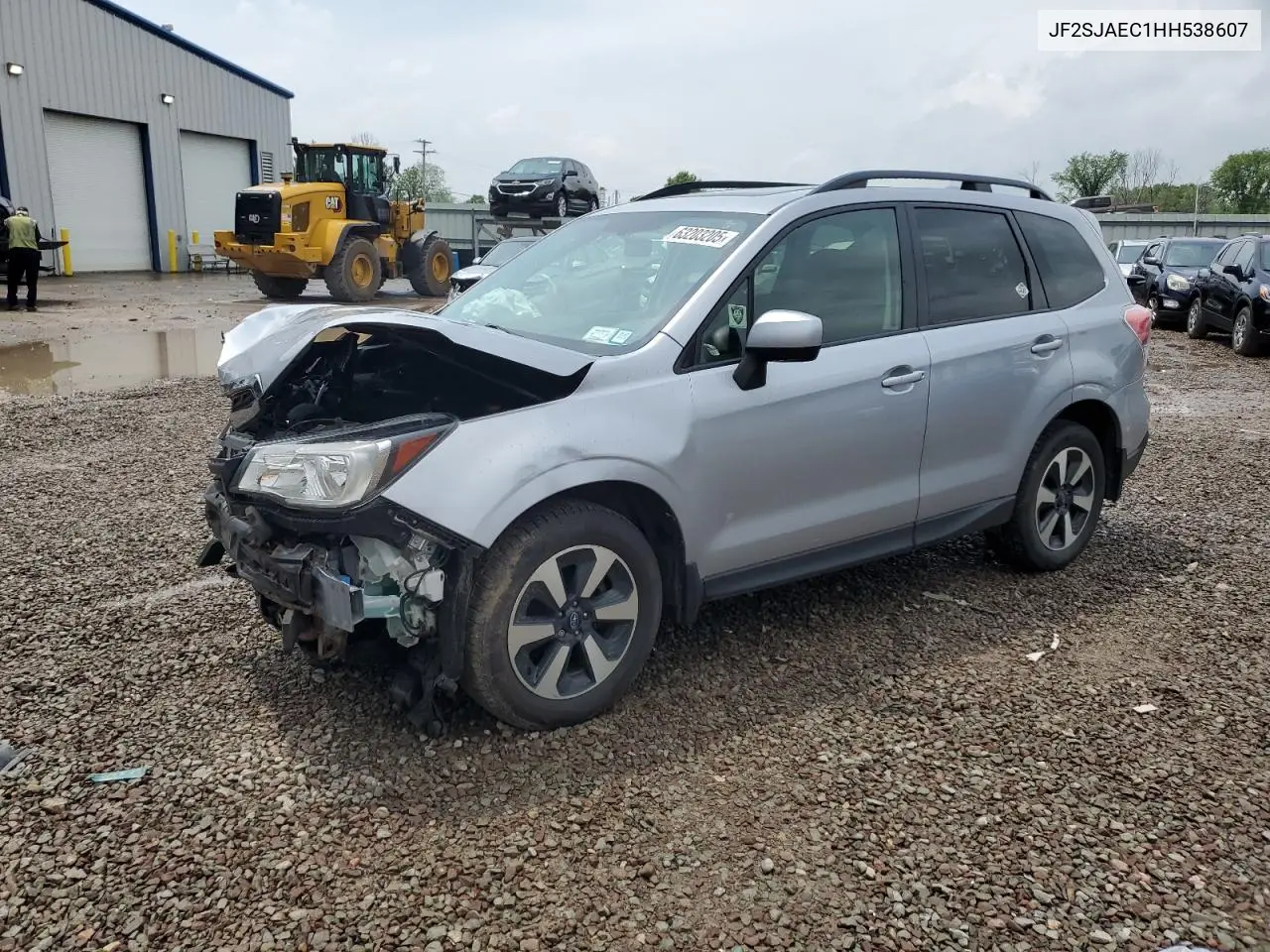 2017 Subaru Forester 2.5I Premium VIN: JF2SJAEC1HH538607 Lot: 63203205