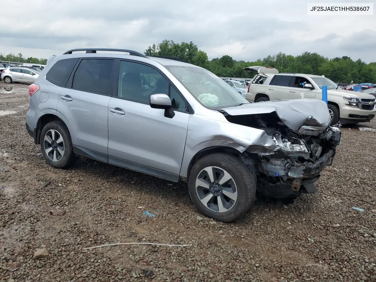 2017 Subaru Forester 2.5I Premium VIN: JF2SJAEC1HH538607 Lot: 63203205