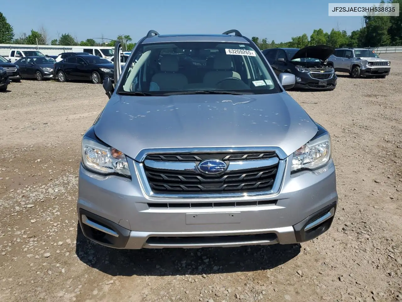 2017 Subaru Forester 2.5I Premium VIN: JF2SJAEC3HH538835 Lot: 63209265