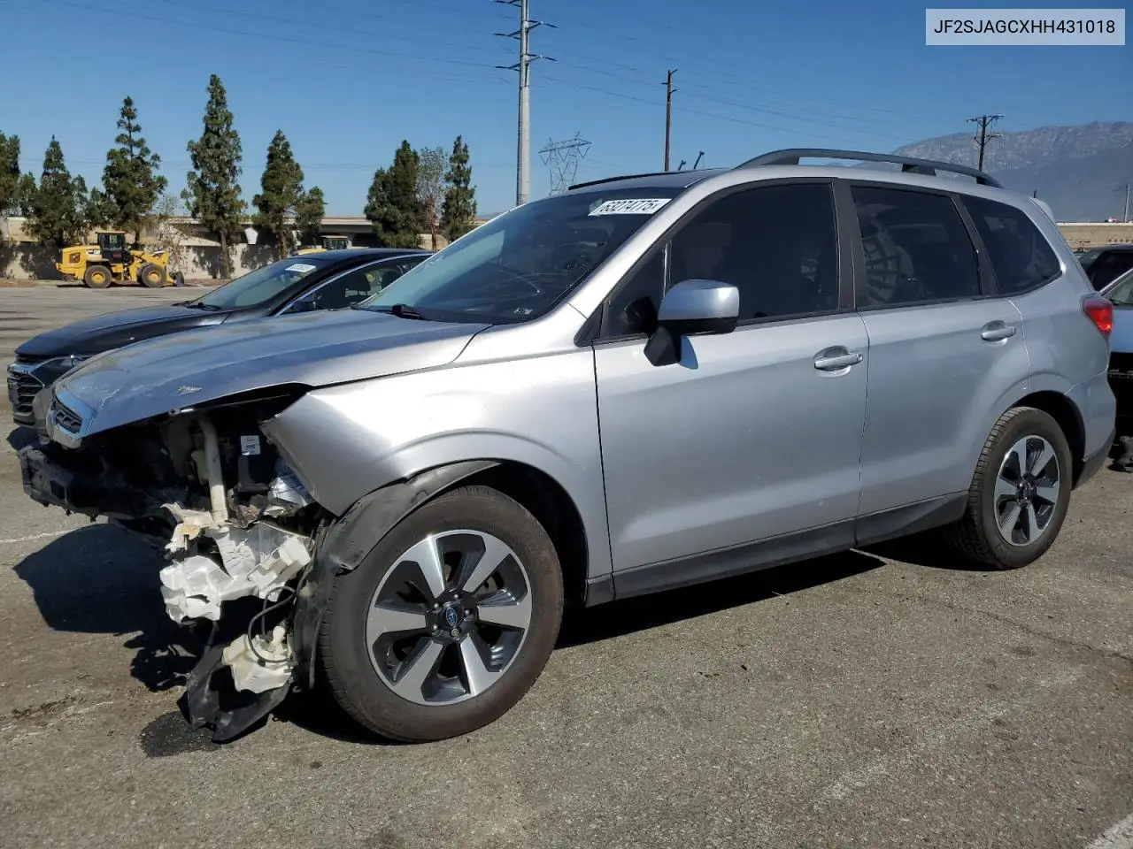 2017 Subaru Forester 2.5I Premium VIN: JF2SJAGCXHH431018 Lot: 63274775