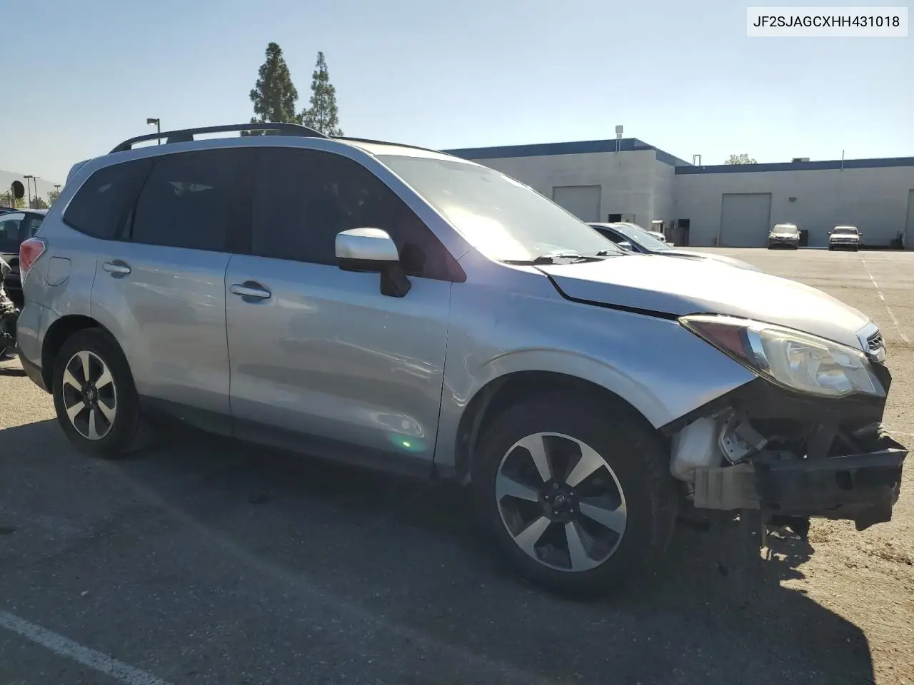 2017 Subaru Forester 2.5I Premium VIN: JF2SJAGCXHH431018 Lot: 63274775