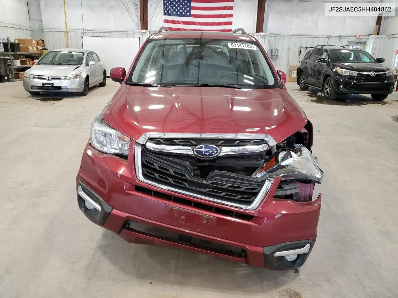 2017 Subaru Forester 2.5I Premium VIN: JF2SJAEC5HH404862 Lot: 63441105