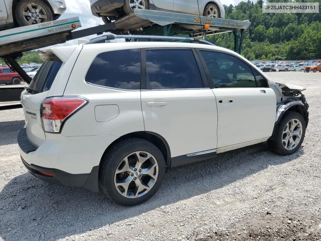 2017 Subaru Forester 2.5I Touring VIN: JF2SJATC3HH433151 Lot: 66028405
