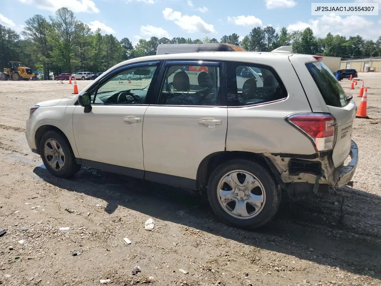 2018 Subaru Forester 2.5I VIN: JF2SJAAC1JG554307 Lot: 55987535