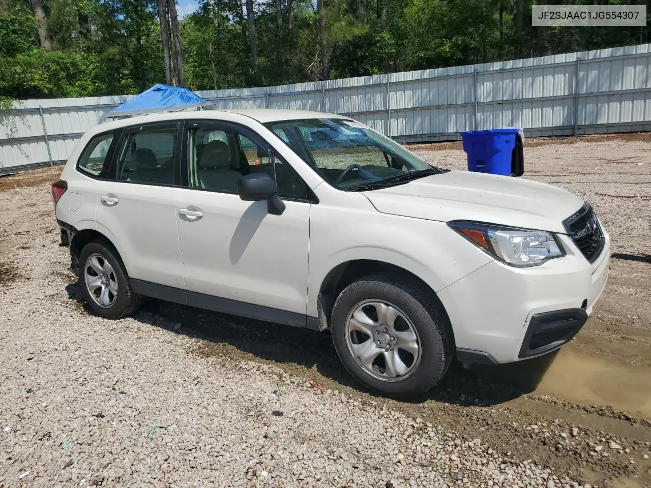 2018 Subaru Forester 2.5I VIN: JF2SJAAC1JG554307 Lot: 55987535