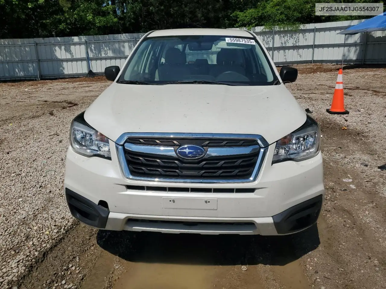 2018 Subaru Forester 2.5I VIN: JF2SJAAC1JG554307 Lot: 55987535