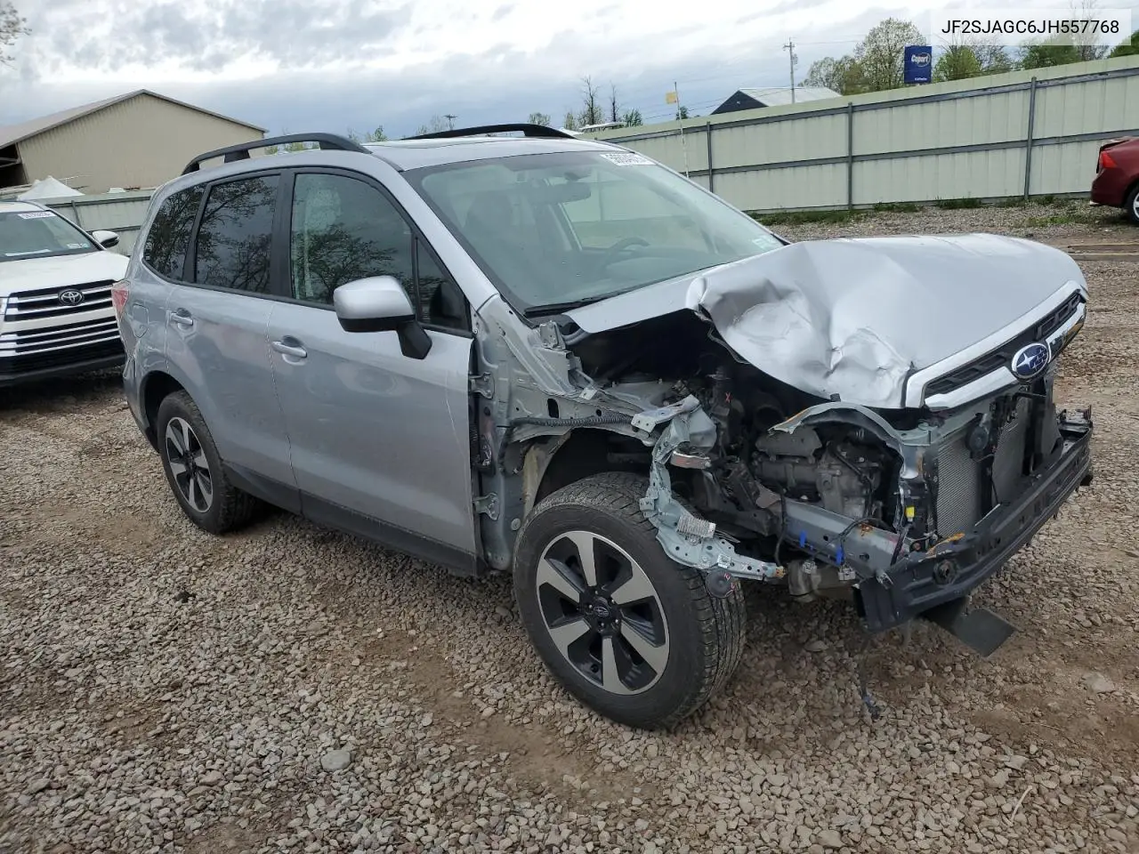 2018 Subaru Forester 2.5I Premium VIN: JF2SJAGC6JH557768 Lot: 56004015