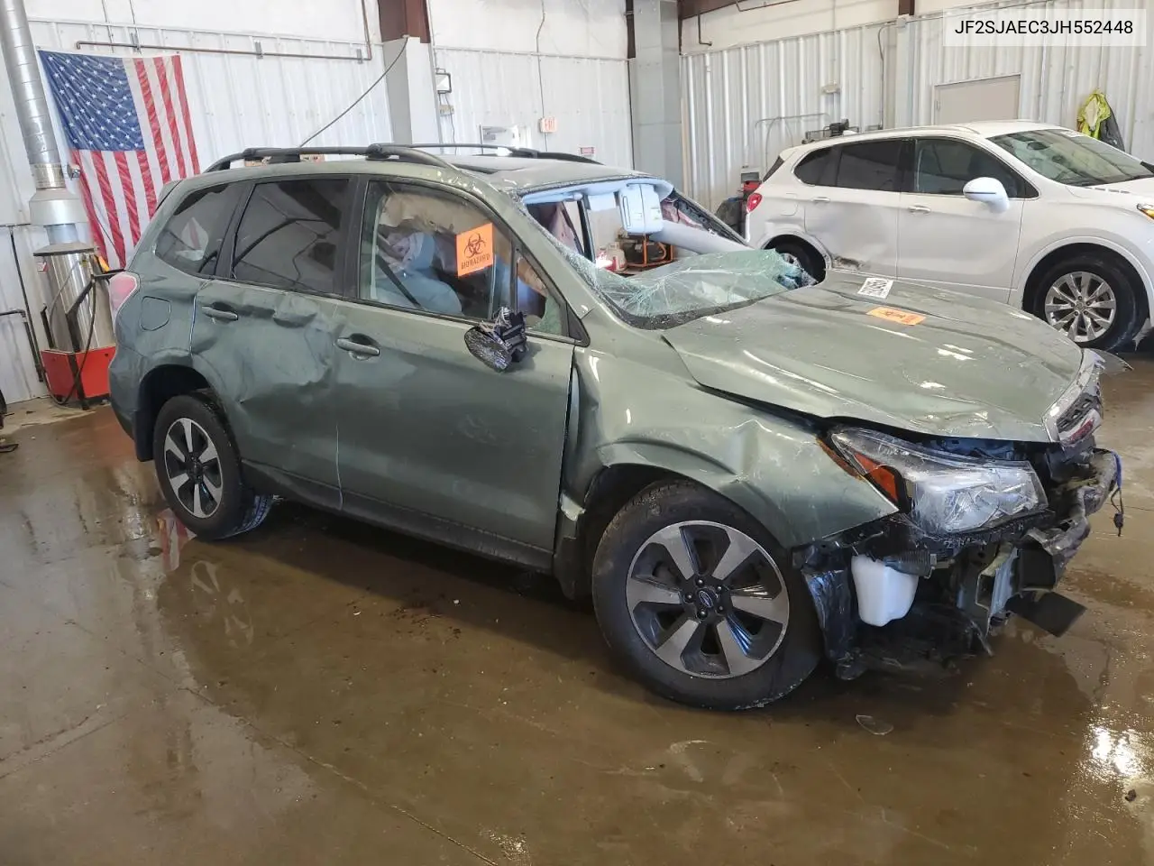 2018 Subaru Forester 2.5I Premium VIN: JF2SJAEC3JH552448 Lot: 56983465