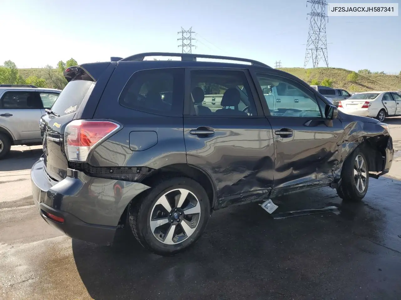 2018 Subaru Forester 2.5I Premium VIN: JF2SJAGCXJH587341 Lot: 56993925
