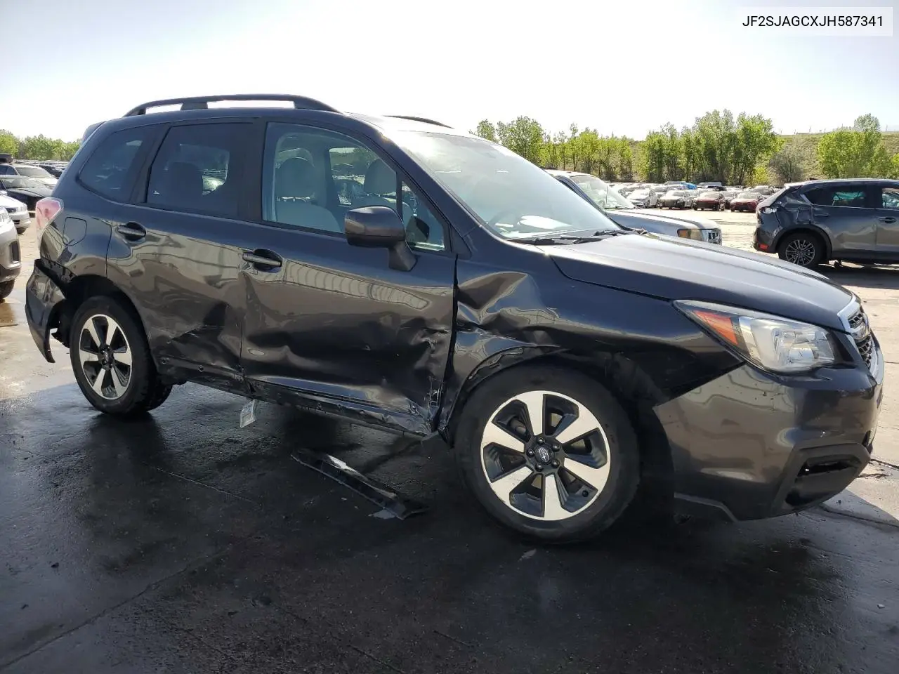 2018 Subaru Forester 2.5I Premium VIN: JF2SJAGCXJH587341 Lot: 56993925