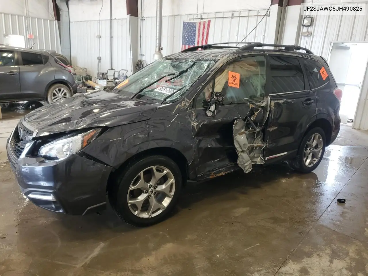 2018 Subaru Forester 2.5I Touring VIN: JF2SJAWC5JH490825 Lot: 58514905