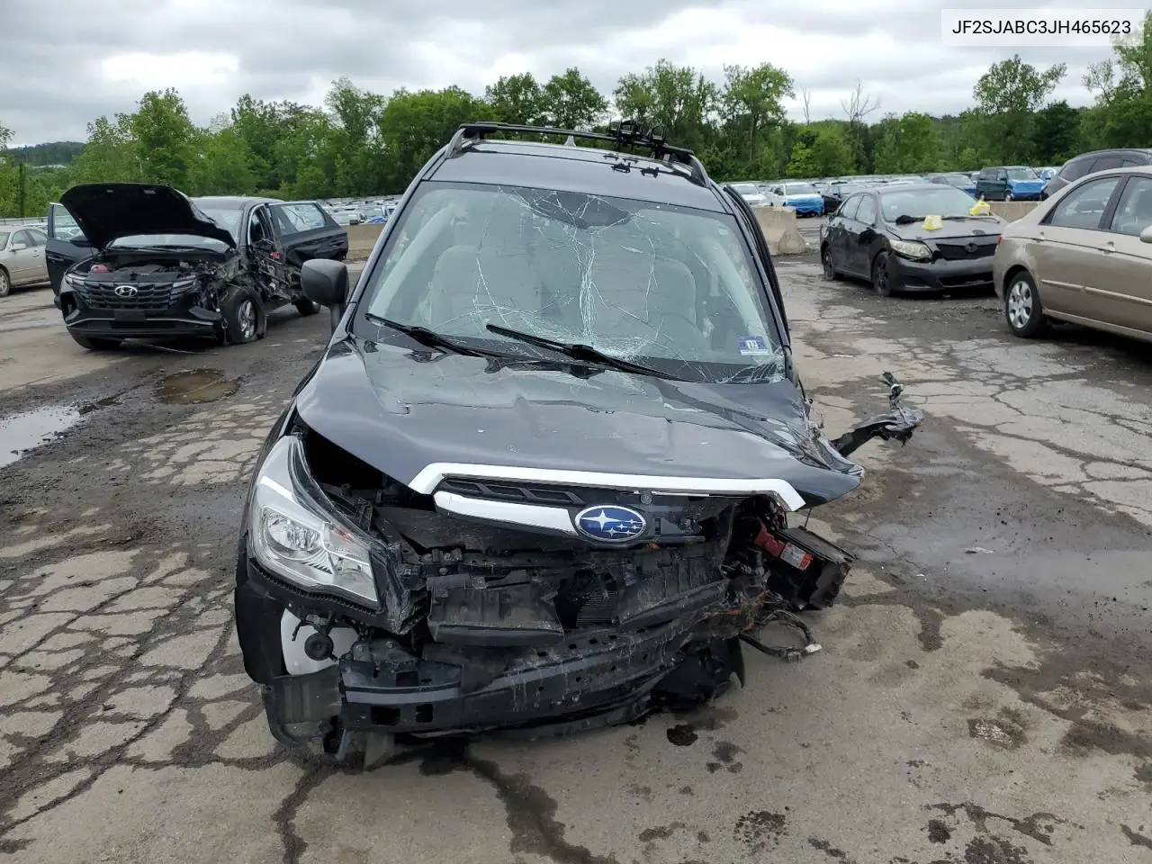2018 Subaru Forester 2.5I VIN: JF2SJABC3JH465623 Lot: 58901025