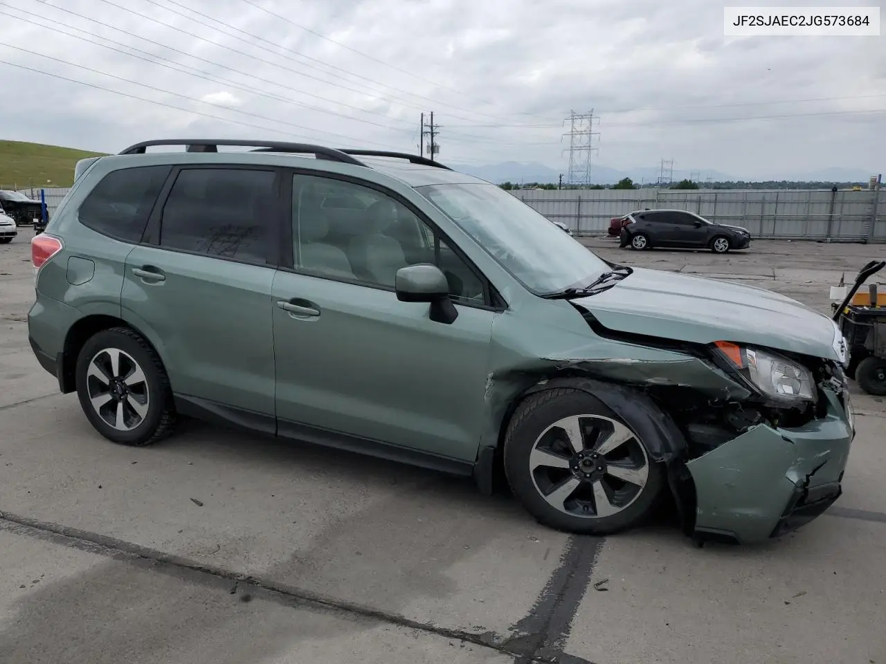 2018 Subaru Forester 2.5I Premium VIN: JF2SJAEC2JG573684 Lot: 61726775