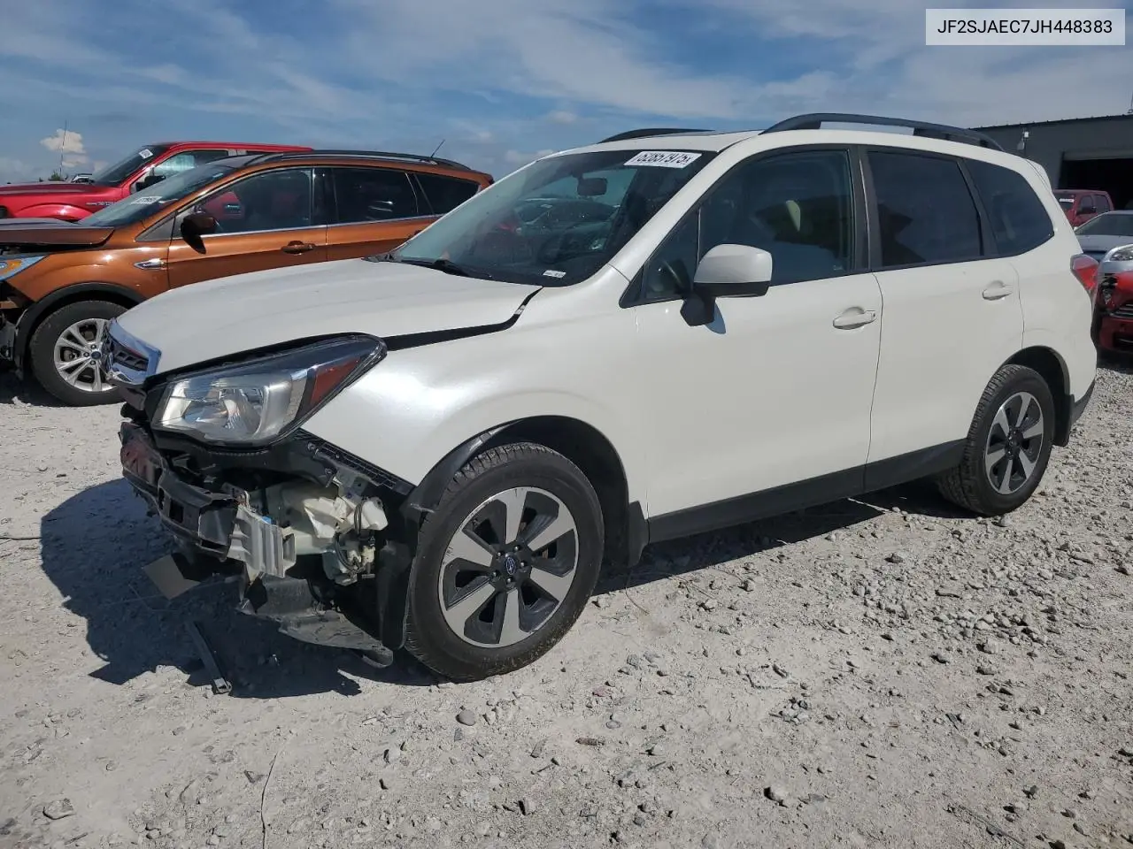2018 Subaru Forester 2.5I Premium VIN: JF2SJAEC7JH448383 Lot: 62857975