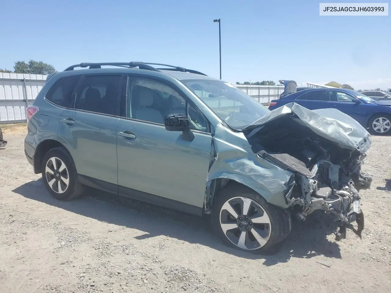 2018 Subaru Forester 2.5I Premium VIN: JF2SJAGC3JH603993 Lot: 62875775