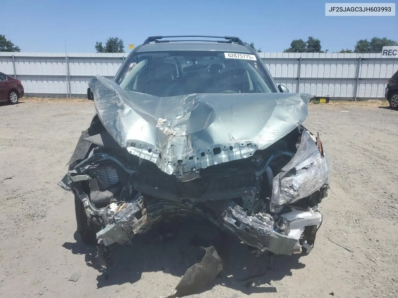 2018 Subaru Forester 2.5I Premium VIN: JF2SJAGC3JH603993 Lot: 62875775