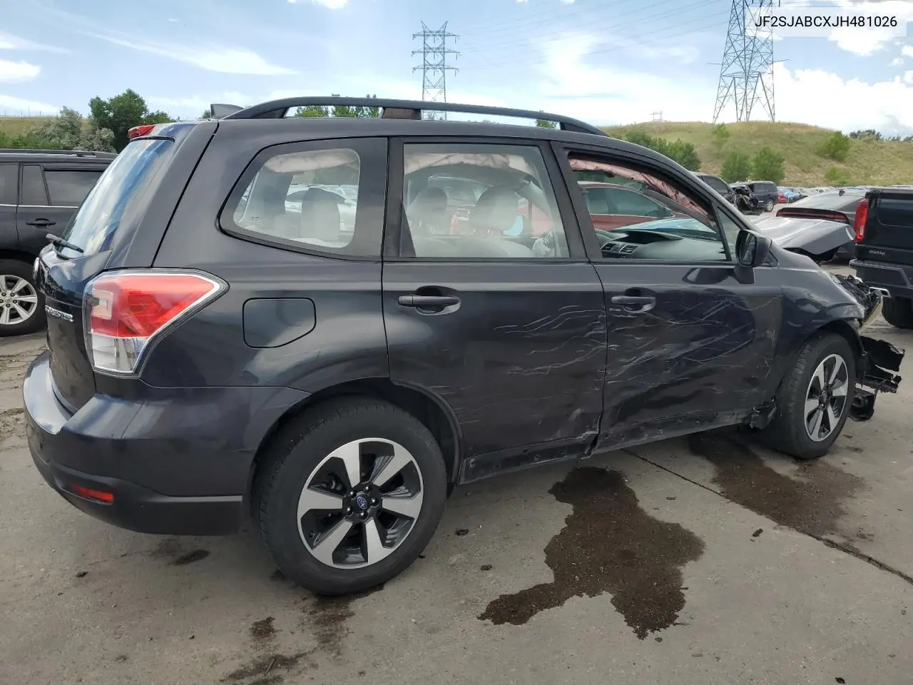 2018 Subaru Forester 2.5I VIN: JF2SJABCXJH481026 Lot: 62896605