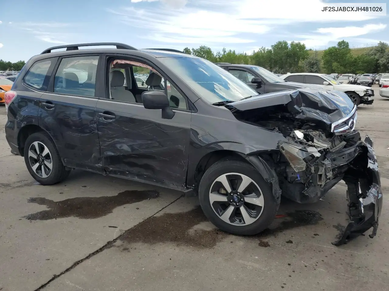 2018 Subaru Forester 2.5I VIN: JF2SJABCXJH481026 Lot: 62896605