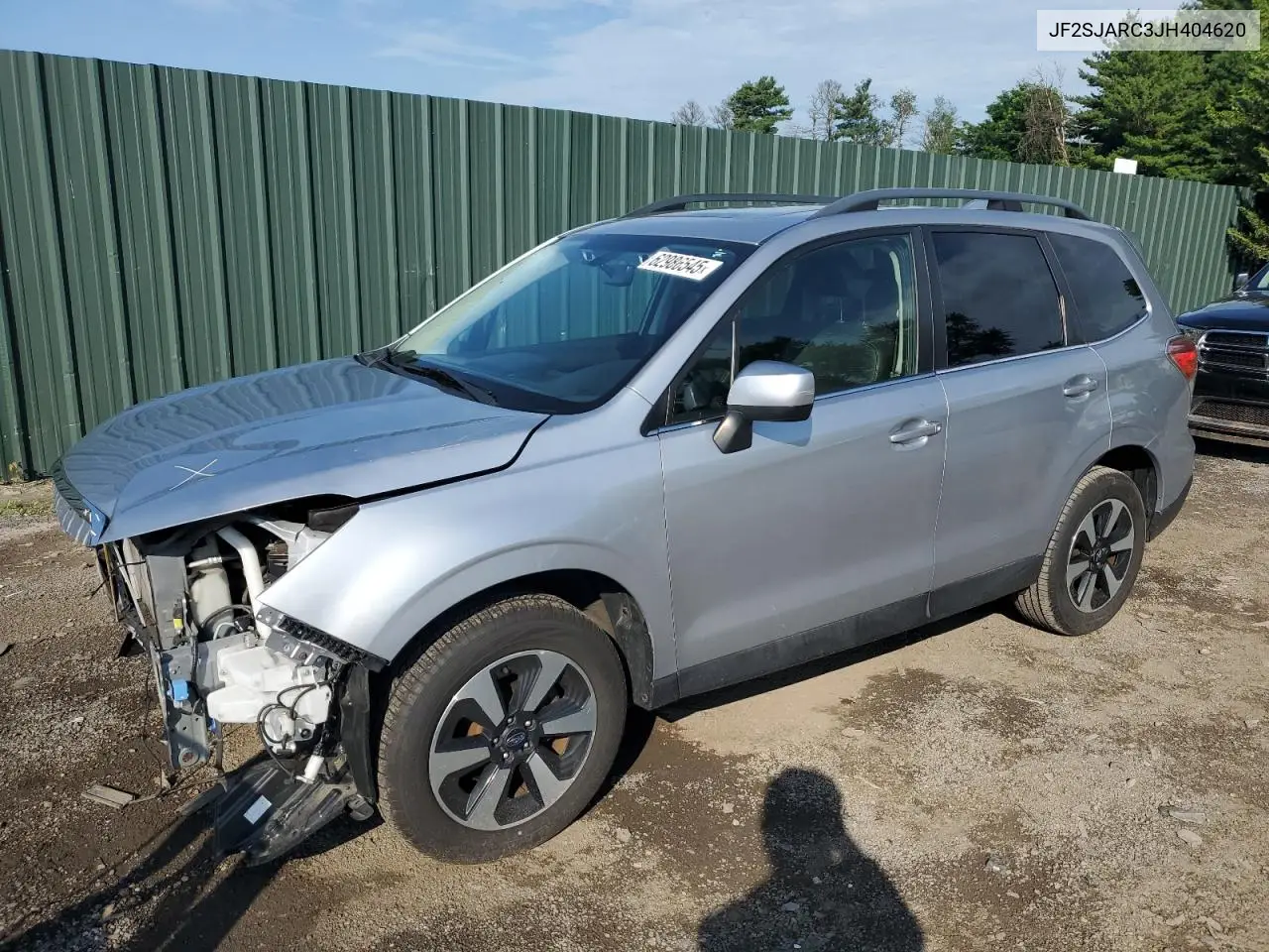 2018 Subaru Forester 2.5I Limited VIN: JF2SJARC3JH404620 Lot: 62986545
