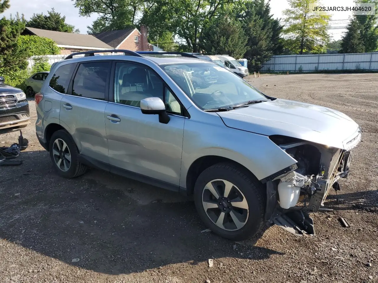 2018 Subaru Forester 2.5I Limited VIN: JF2SJARC3JH404620 Lot: 62986545