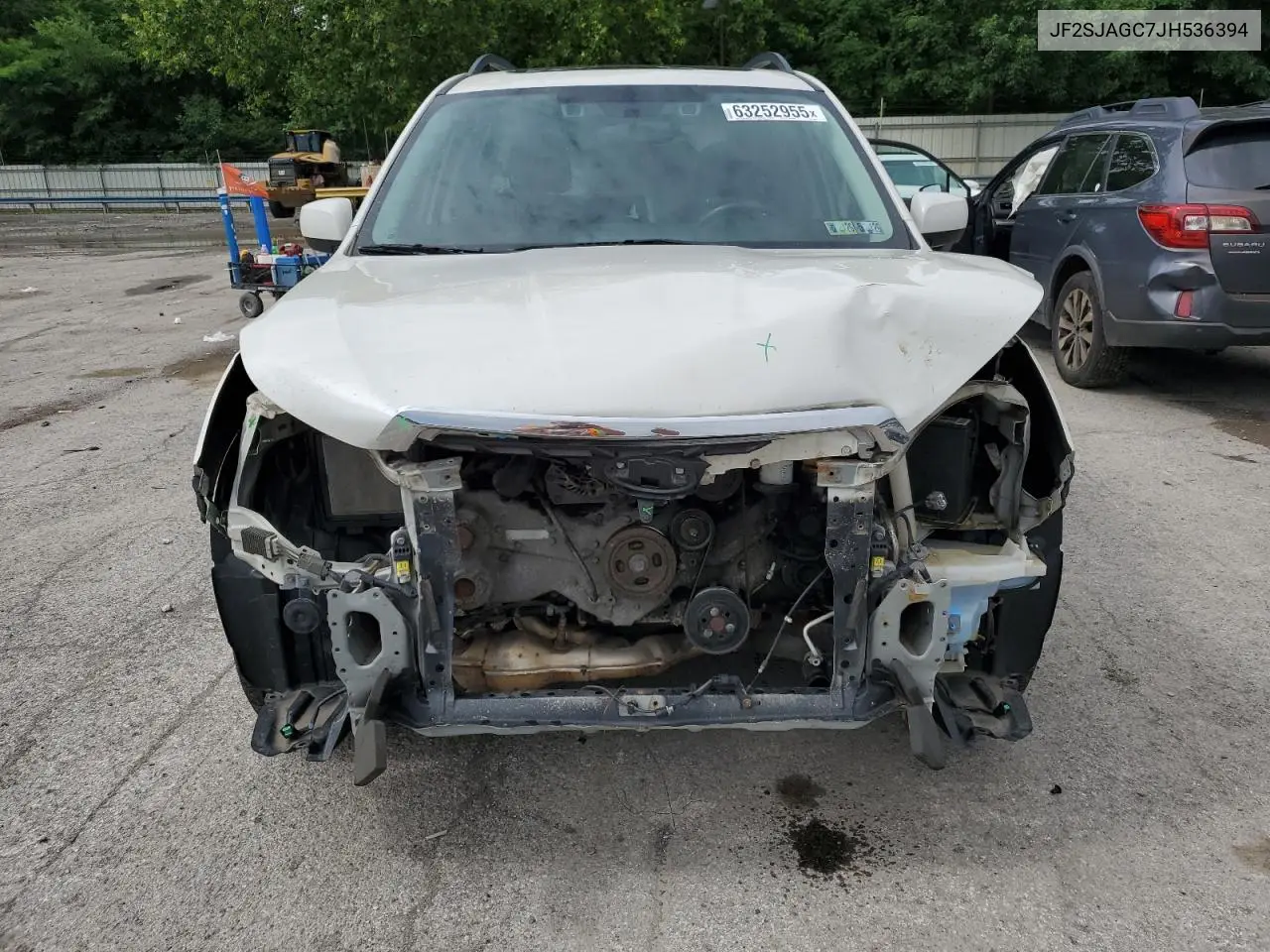 2018 Subaru Forester 2.5I Premium VIN: JF2SJAGC7JH536394 Lot: 63252955