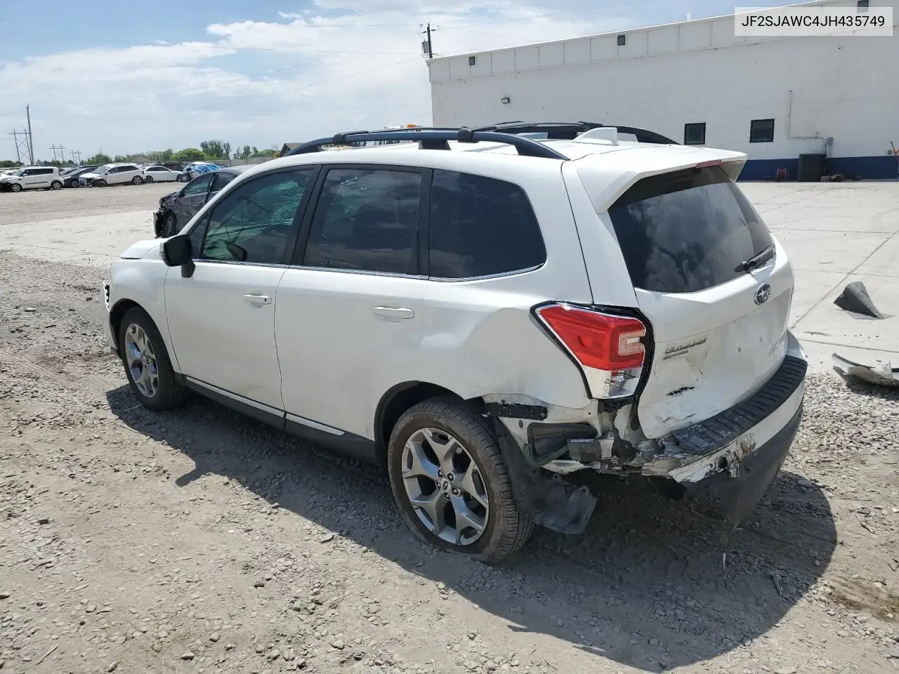 2018 Subaru Forester 2.5I Touring VIN: JF2SJAWC4JH435749 Lot: 63526465