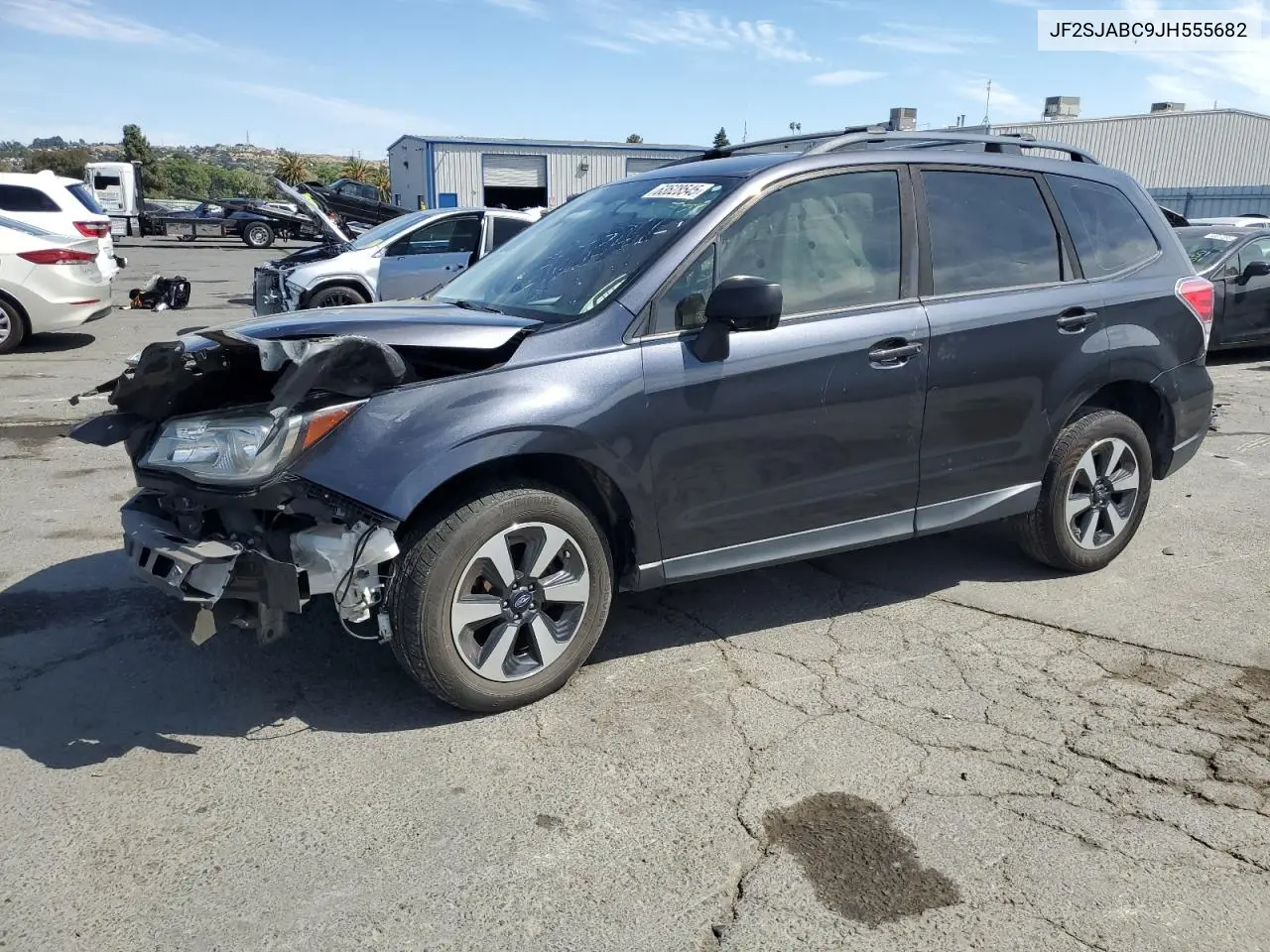 2018 Subaru Forester 2.5I VIN: JF2SJABC9JH555682 Lot: 63628545
