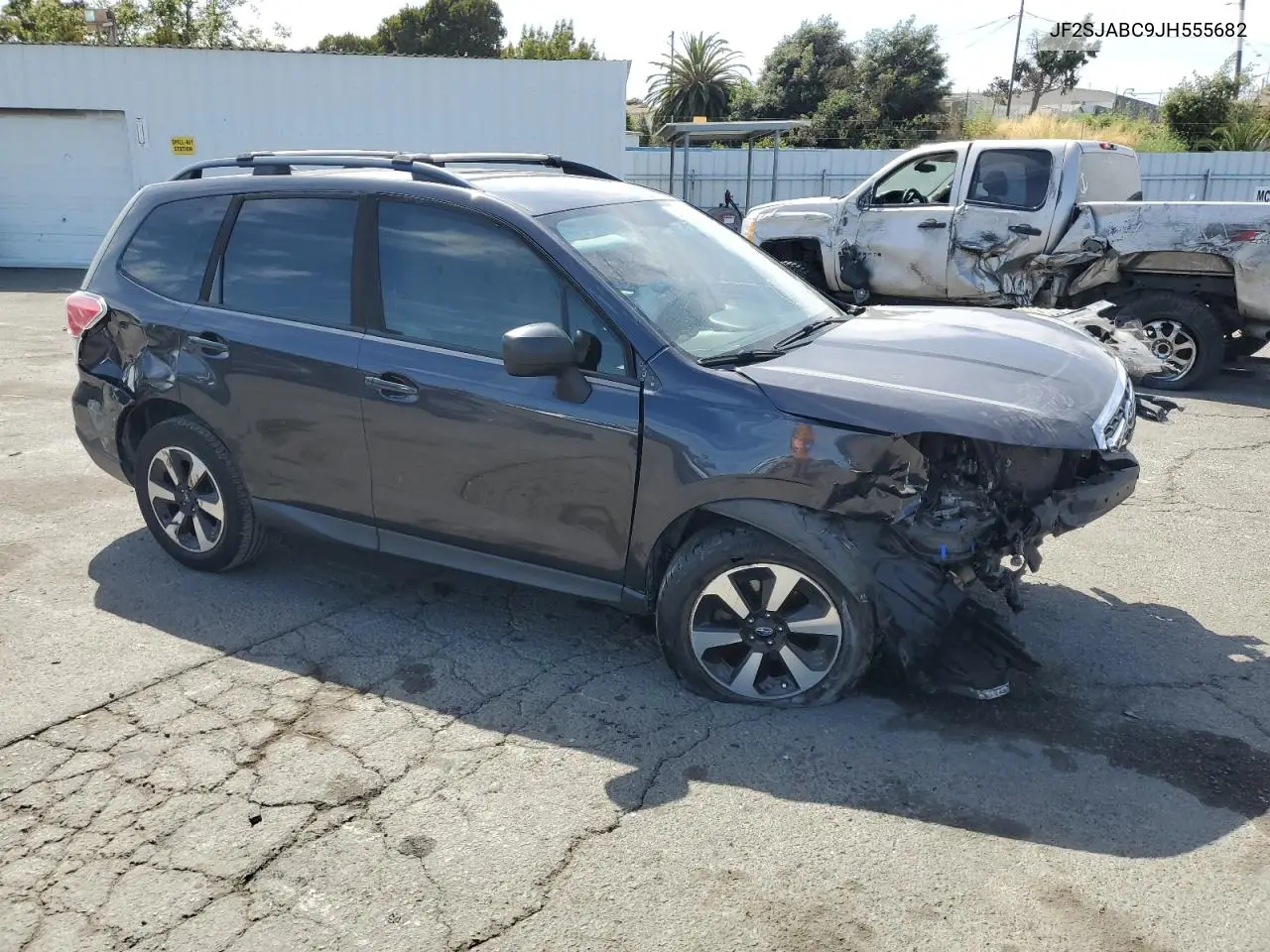 2018 Subaru Forester 2.5I VIN: JF2SJABC9JH555682 Lot: 63628545