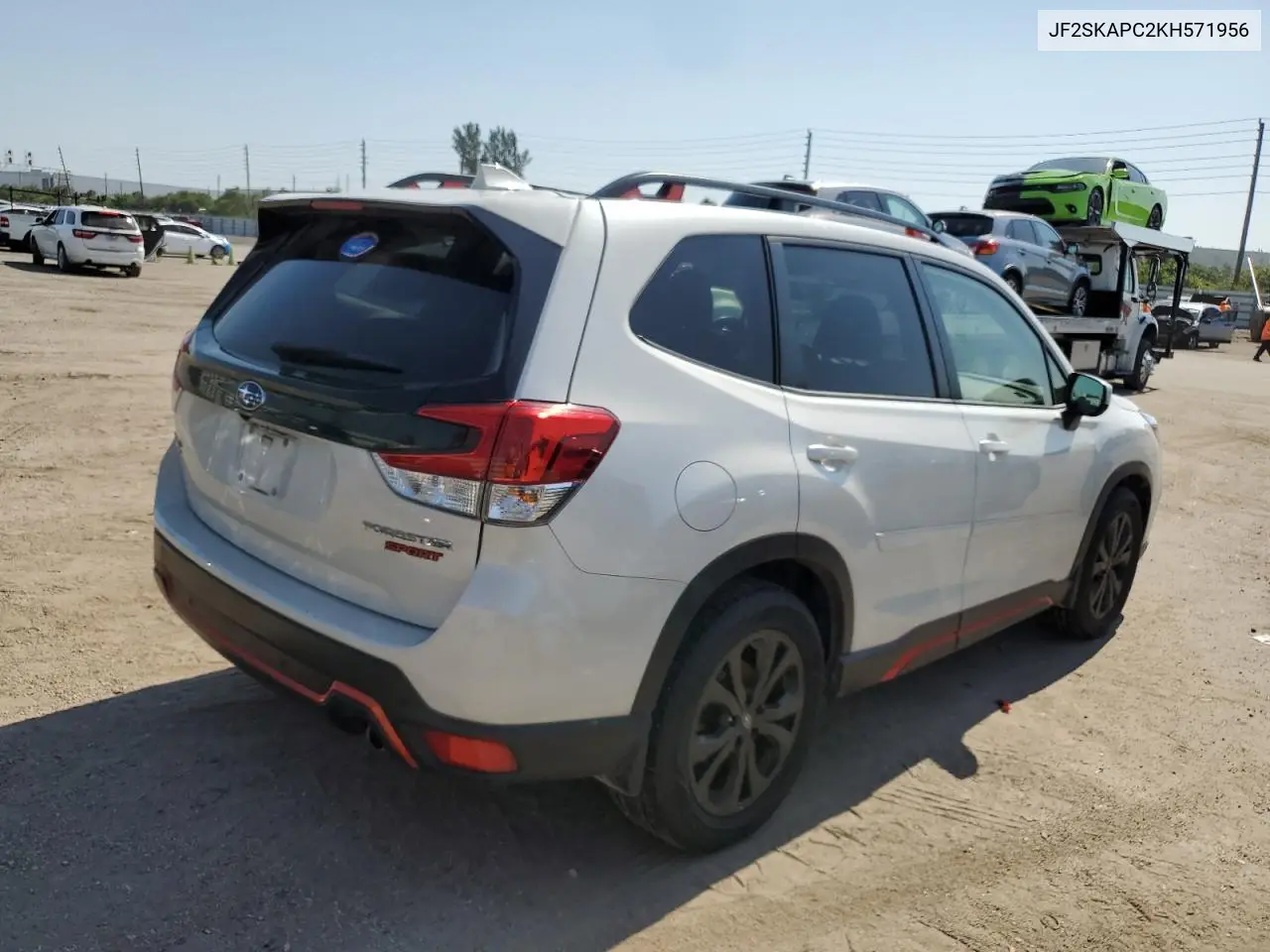 2019 Subaru Forester Sport VIN: JF2SKAPC2KH571956 Lot: 49934073