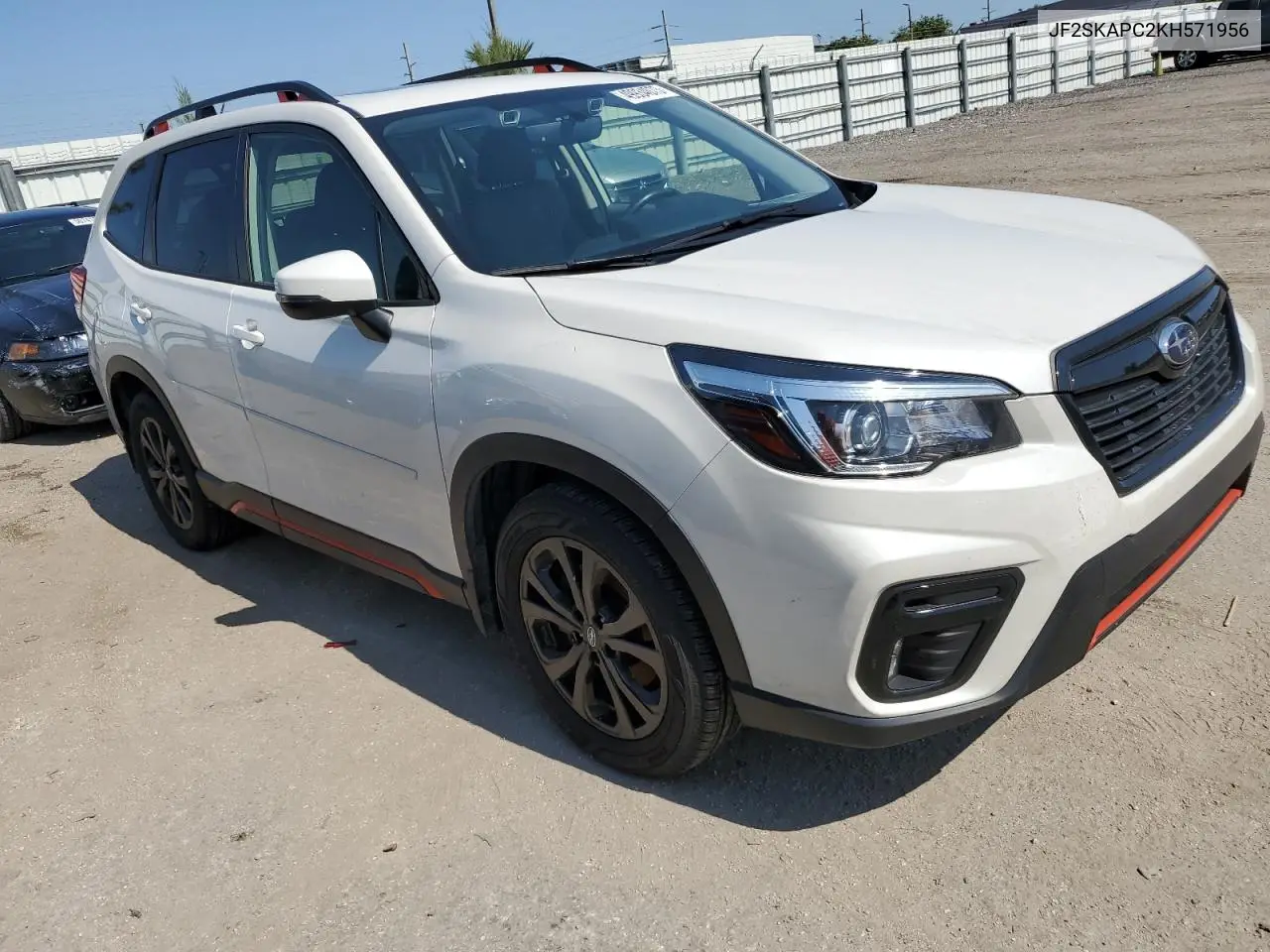 2019 Subaru Forester Sport VIN: JF2SKAPC2KH571956 Lot: 49934073