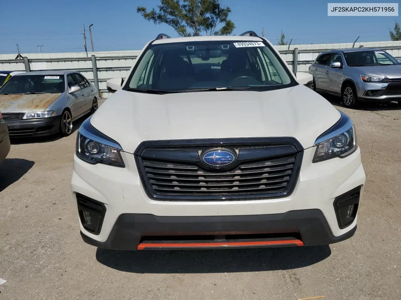 2019 Subaru Forester Sport VIN: JF2SKAPC2KH571956 Lot: 49934073