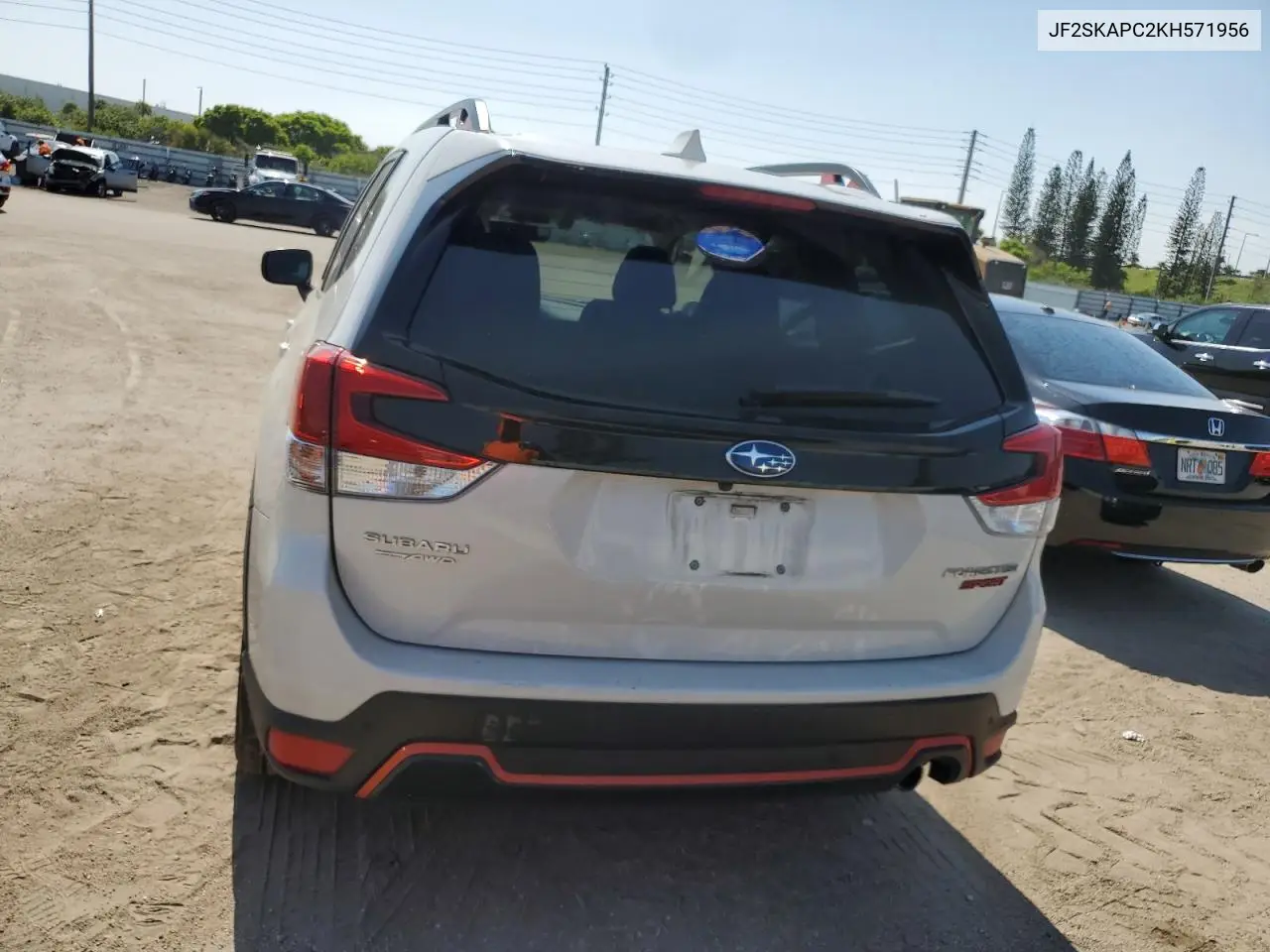 2019 Subaru Forester Sport VIN: JF2SKAPC2KH571956 Lot: 49934073
