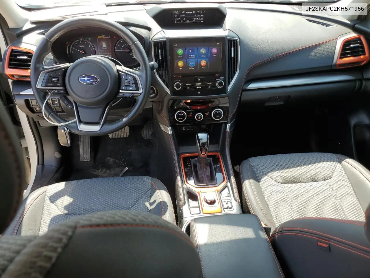 2019 Subaru Forester Sport VIN: JF2SKAPC2KH571956 Lot: 49934073