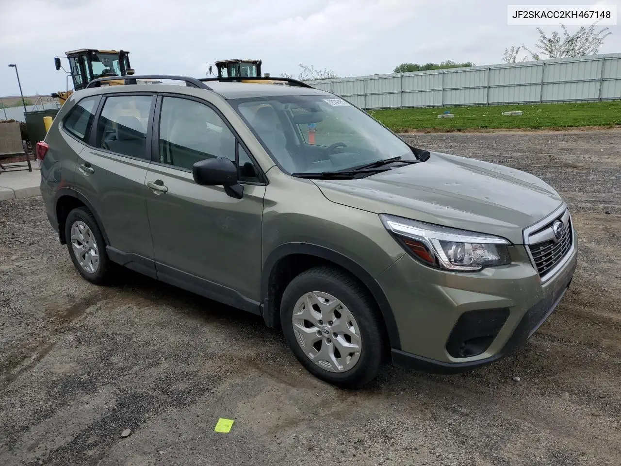 2019 Subaru Forester VIN: JF2SKACC2KH467148 Lot: 56297455