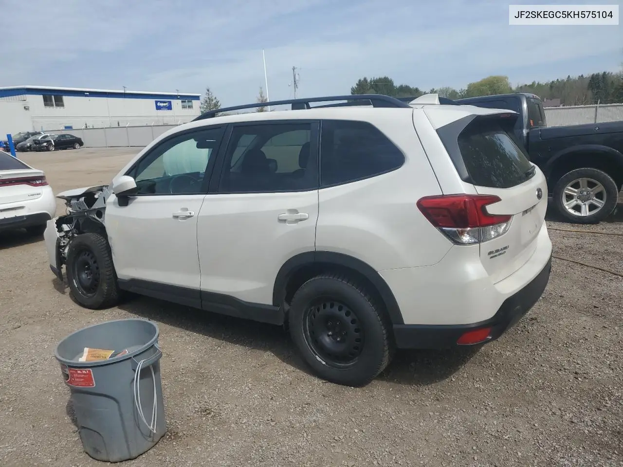 2019 Subaru Forester Premium VIN: JF2SKEGC5KH575104 Lot: 56400745