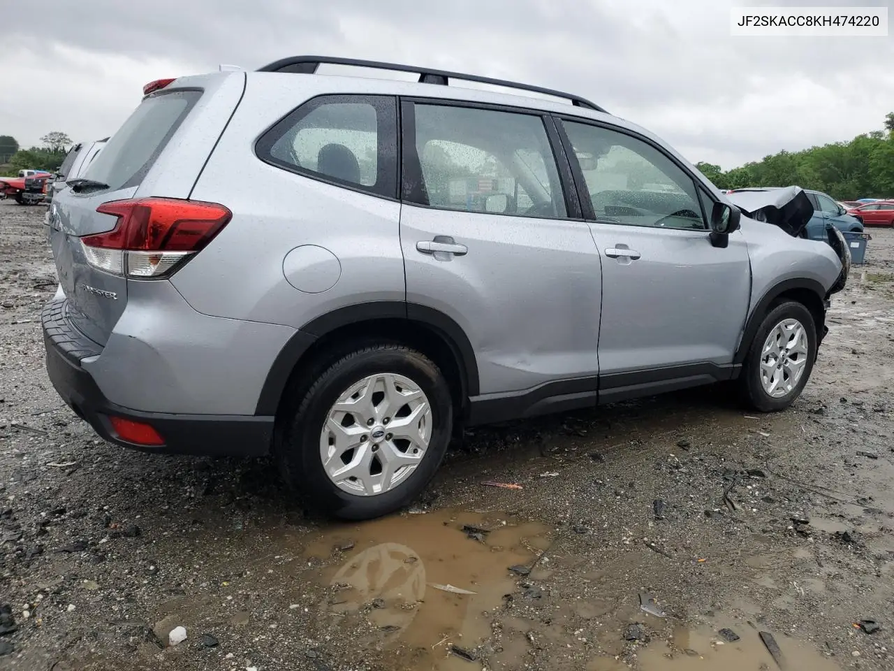 2019 Subaru Forester VIN: JF2SKACC8KH474220 Lot: 56480785