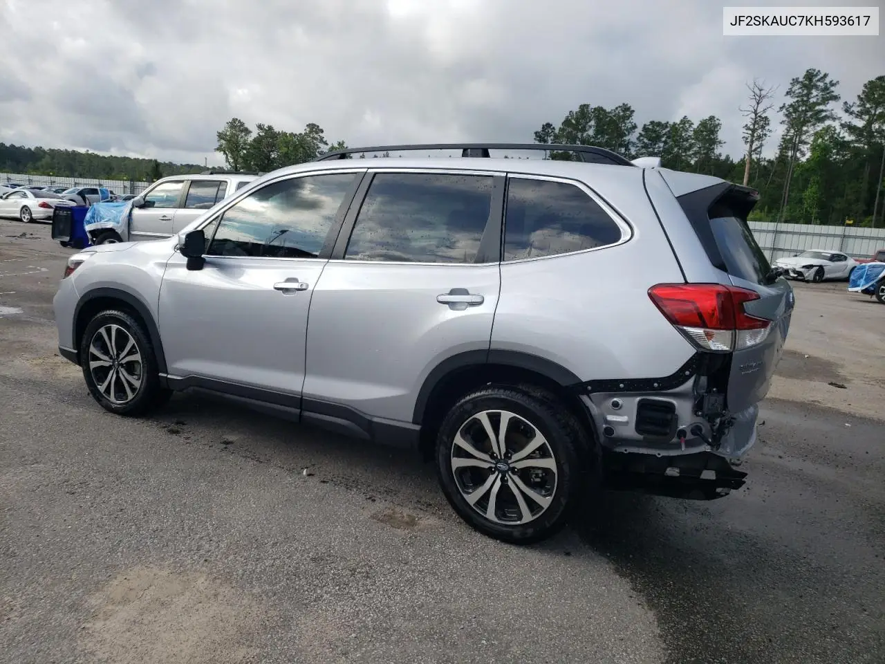 2019 Subaru Forester Limited VIN: JF2SKAUC7KH593617 Lot: 56491325