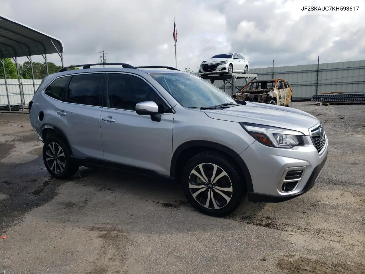 2019 Subaru Forester Limited VIN: JF2SKAUC7KH593617 Lot: 56491325