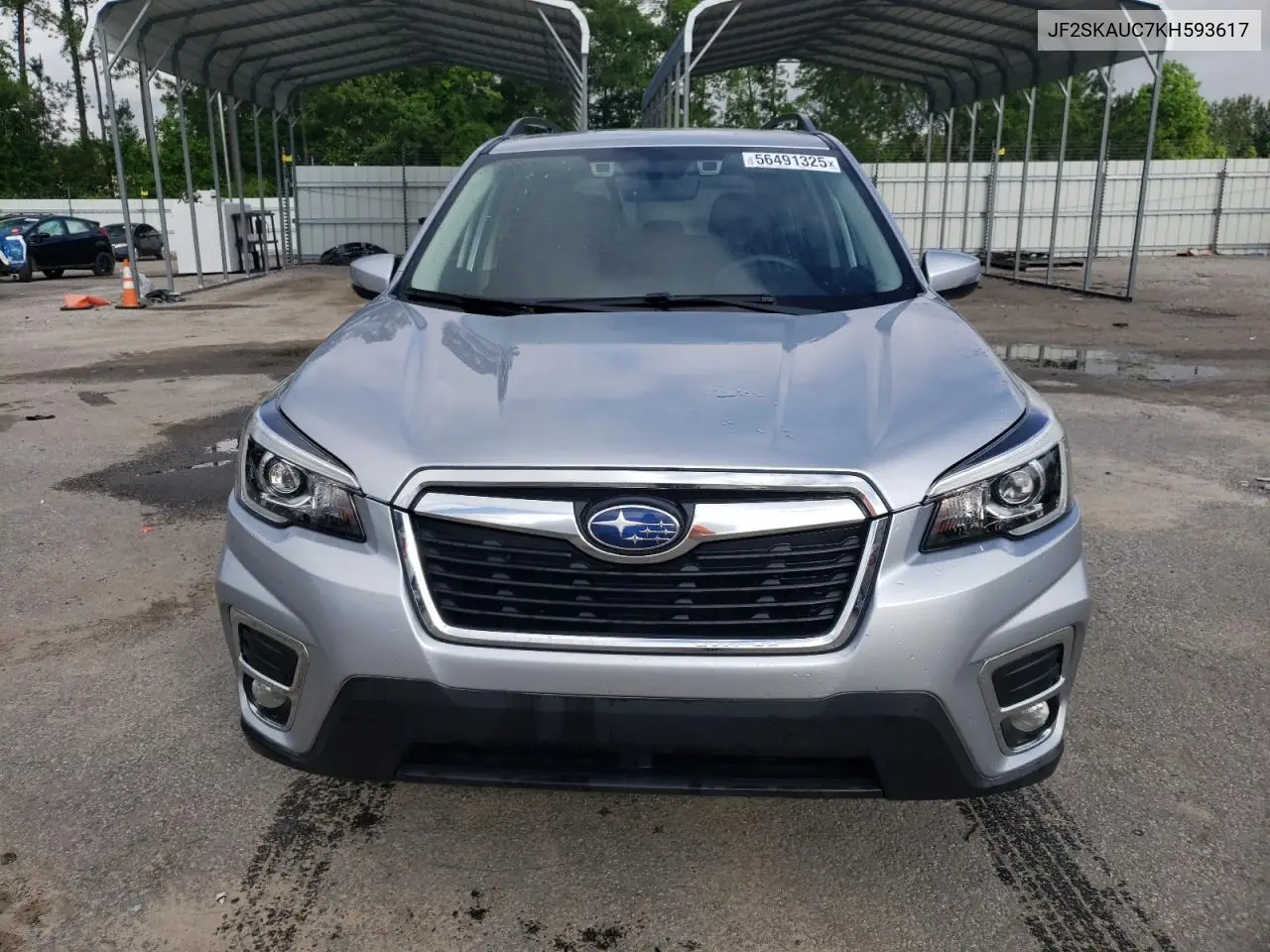 2019 Subaru Forester Limited VIN: JF2SKAUC7KH593617 Lot: 56491325