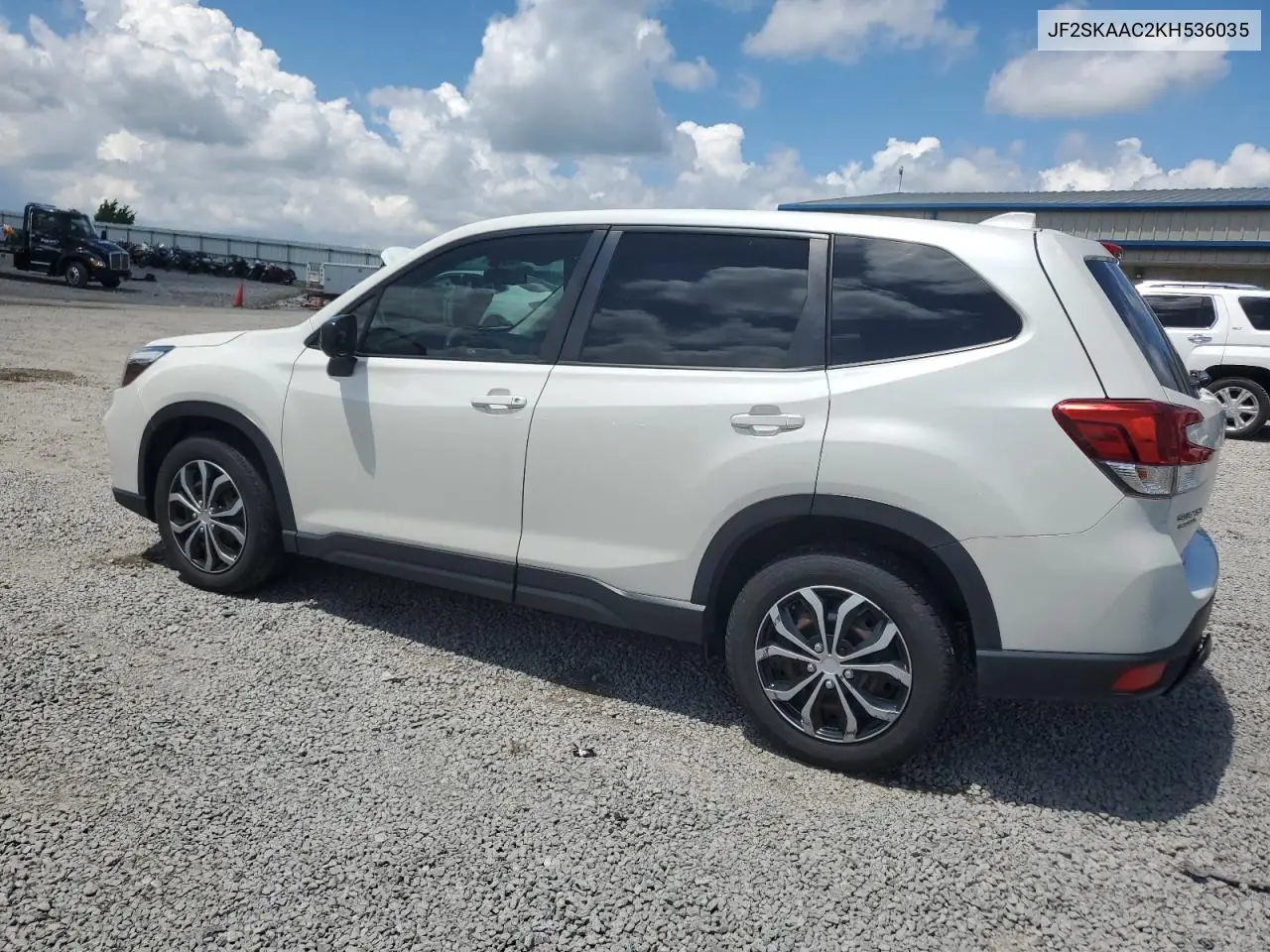 2019 Subaru Forester VIN: JF2SKAAC2KH536035 Lot: 56598995