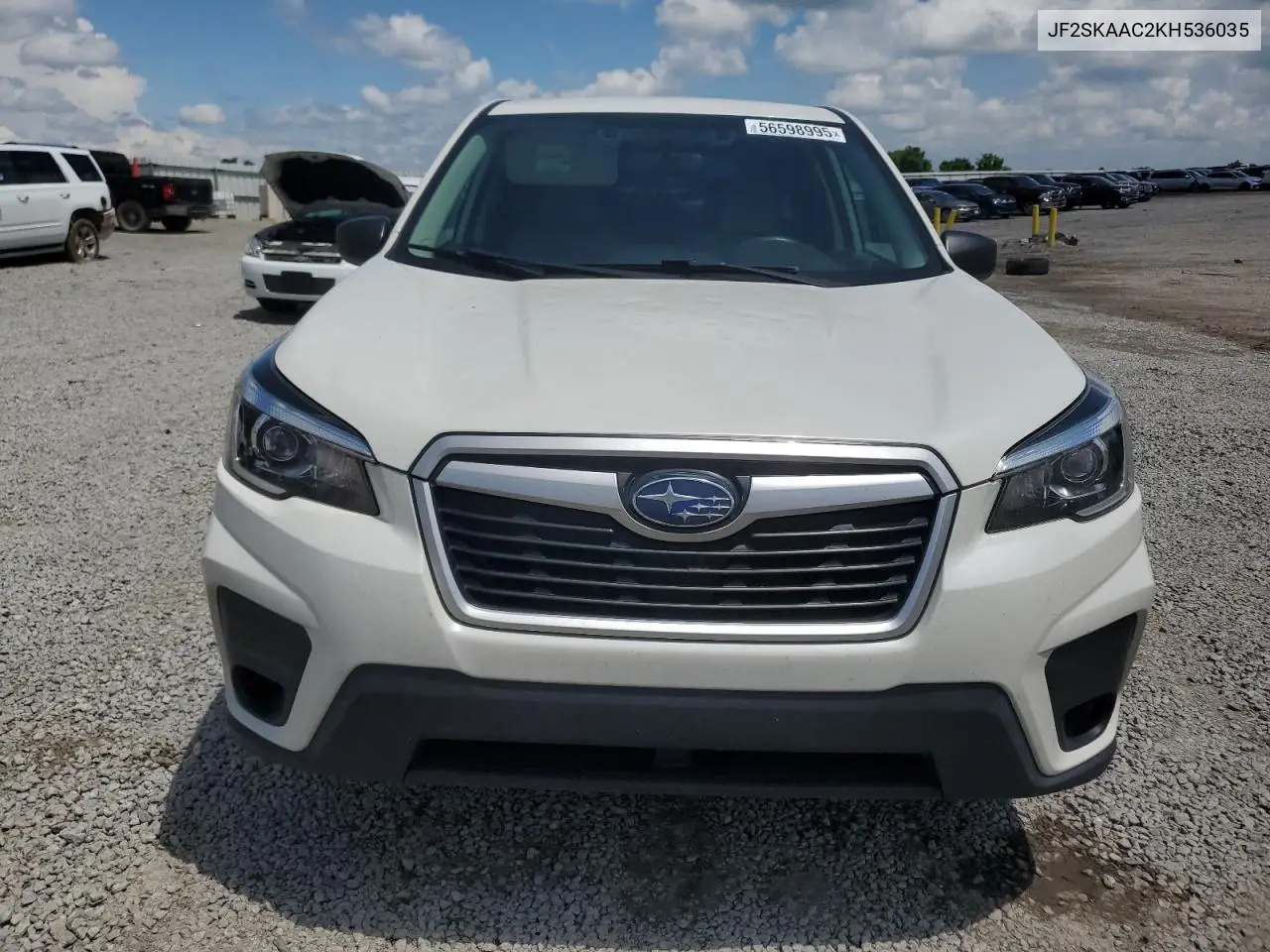 2019 Subaru Forester VIN: JF2SKAAC2KH536035 Lot: 56598995