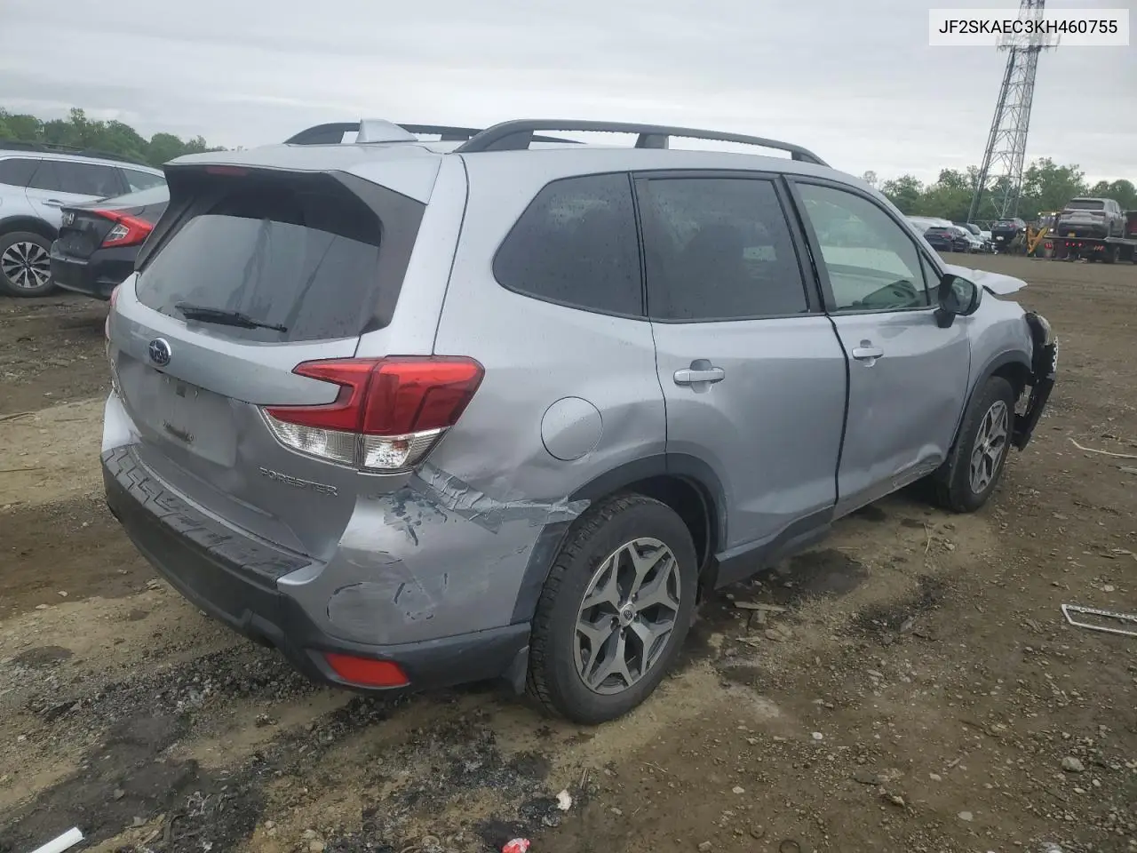 2019 Subaru Forester Premium VIN: JF2SKAEC3KH460755 Lot: 56727885
